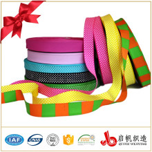 Colorful Printed Polyester China wholesale Satin Ribbon